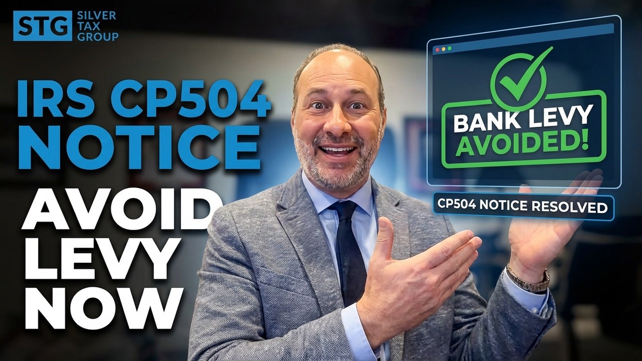 IRS CP504 Notice of Intent to Levy? Avoid Garnishment & Bank Levy Now | Tax Attorney Chad Silver