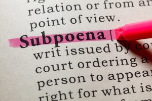 Getting a subpoena is scary, but with Silver Tax's help you have nothing to worry about
