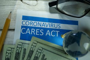 coronavirus cares act concept