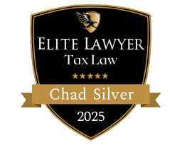 Chad Silver is rated 5/5 as an Elite Tax Lawyer.